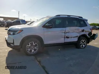 2023 Honda Passport TrailSport z VIN 5FNYF8H64PB007652, wystawiony jako Copart lot #54064025 z przebiegiem 22 870 mil mil oraz Szkoda całkowita • Salvage title. Historia ofert i sprzedaży dostępna na DreamBid. Obrazek 1.