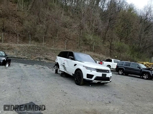 2021 Land Rover Range Rover Sport HSE Silver Edition with VIN SALWR2SUXMA758190, listed as a Copart auction lot 53045055 with 56,802 mi miles and Salvage title. Bid and sale history available at DreamBid. Image 15.