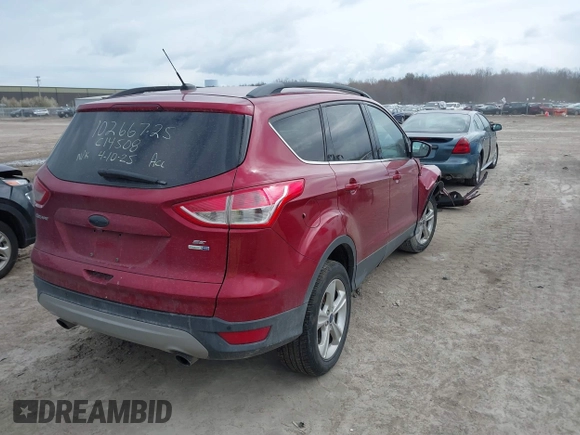 2015 Ford Escape SE with VIN 1FMCU9G99FUC14508, listed as a IAAI auction lot 42037105 with 126,322 mi miles and . Bid and sale history available at DreamBid. Image 4.