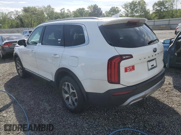 2020 Kia Telluride EX with VIN 5XYP34HC3LG041698, listed as a Copart auction lot 53478405 with 87,825 mi miles and Salvage title. Bid and sale history available at DreamBid. Image 2.