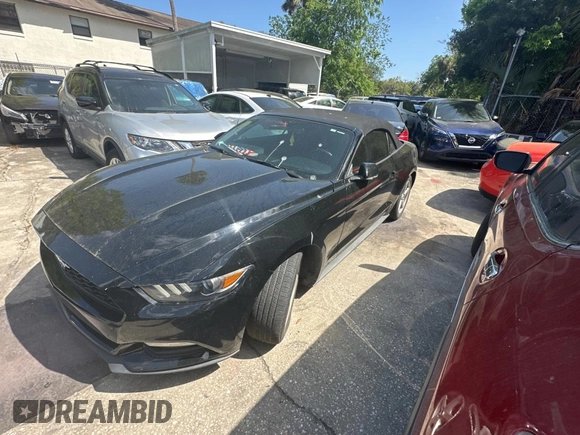 2017 Ford Mustang V6 with VIN 1FATP8EM9H5270027, listed as a Copart auction lot 47421964 with 54,822 mi miles and . Bid and sale history available at carsss.com. Image 2.