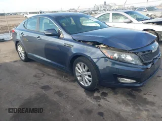 2015 Kia Optima EX with VIN 5XXGN4A75FG370371, listed as a IAAI auction lot 41803400 with 87,138 mi miles. Bid and sale history available at carsss.com. Image 1.