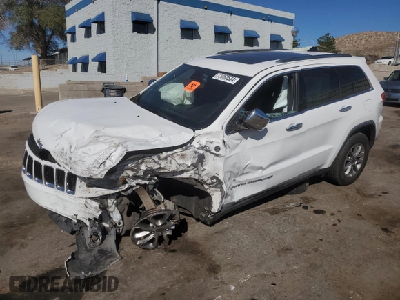 2016 Jeep Grand Cherokee Limited with VIN 1C4RJFBG0GC350934, listed as a Copart auction lot 73060534 with Not provided miles and Salvage title. Bid and sale history available at DreamBid. Image 1.
