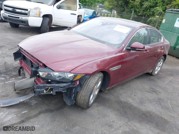 2017 Jaguar XE 25t with VIN SAJAR4BG4HA964555, listed as a IAAI auction lot 42105377 with 89,675 mi miles. Bid and sale history available at carsss.com. Image 2.