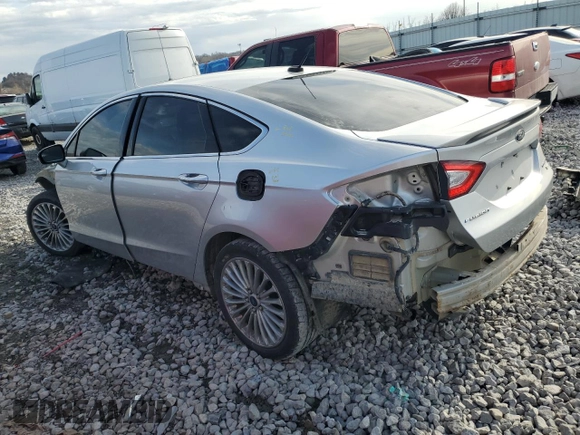2016 Ford Fusion Titanium with VIN 3FA6P0K96GR303091, listed as a Copart auction lot 46146565 with 194,323 mi miles and Salvage Title. Bid and sale history available at DreamBid. Image 2.