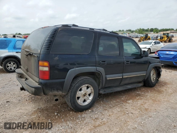 2002 Chevrolet Tahoe LT with VIN 1GNEC13Z52R303777, listed as a Copart auction lot 54942055 with 291,043 mi miles and Salvage title. Bid and sale history available at DreamBid. Image 3.
