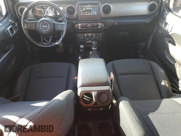 2021 Jeep Wrangler Unlimited Sport Altitude with VIN 1C4HJXDGXMW552270, listed as a Copart auction lot 41440655 with 53,200 mi miles and Clean Title. Bid and sale history available at carsss.com. Image 8.