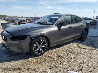 2024 Volvo S60 Core Dark Theme with VIN 7JRL12FKXRG321144, listed as a Copart auction lot 50887685 with 23,141 mi miles and Clean Title. Bid and sale history available at carsss.com. Image 1.