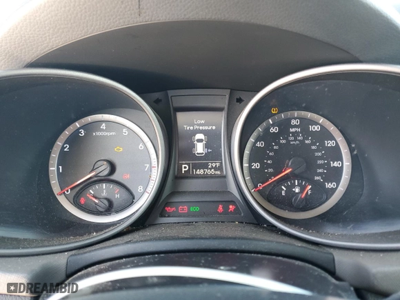 2015 Hyundai Santa Fe Sport with VIN 5XYZT3LB1FG256583, listed as a Copart auction lot 41779985 with 148,765 mi miles and Clean Title. Bid and sale history available at carsss.com. Image 9.