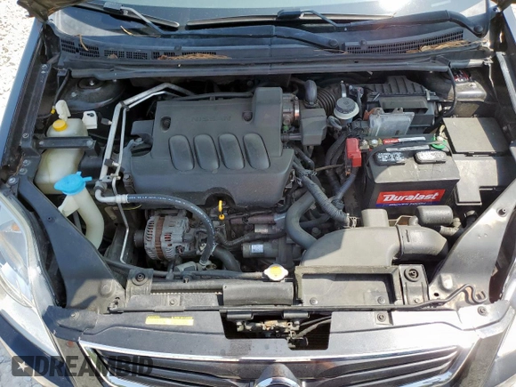 2012 Nissan Sentra S with VIN 3N1AB6AP5CL661675, listed as a Copart auction lot 58003275 with 132,980 mi miles and Salvage title. Bid and sale history available at DreamBid. Image 11.