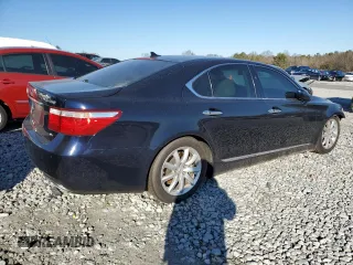 2009 Lexus LS 460 with VIN JTHCL46FX95000898, listed as a Copart auction lot 88355735 with 237,714 mi miles and Salvage title. Bid and sale history available at DreamBid. Image 3.