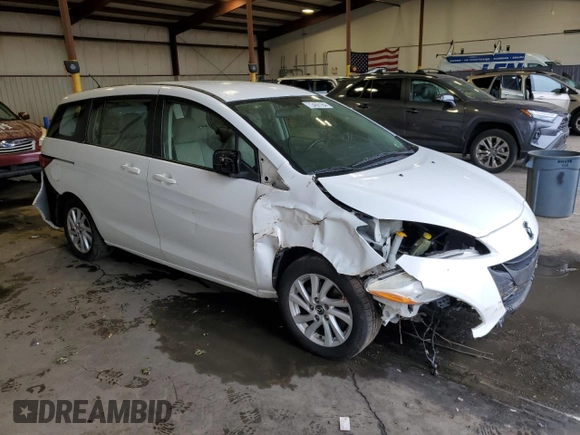 2013 Mazda 5 Sport with VIN JM1CW2BL7D0159232, listed as a Copart auction lot 72409184 with 210,000 mi miles and Salvage Title. Bid and sale history available at DreamBid. Image 4.