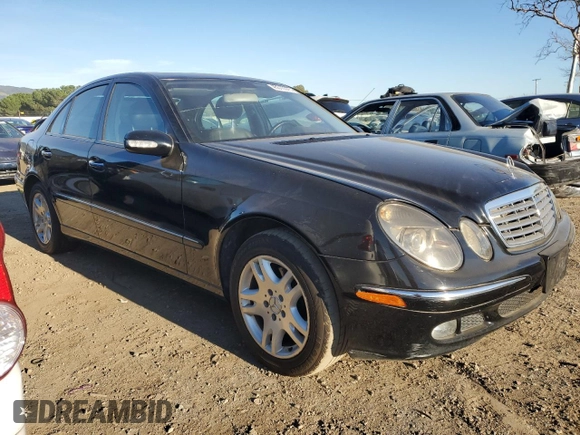2005 Mercedes-Benz E-Class 3.2L with VIN WDBUF65J05A661032, listed as a Copart auction lot 45510375 with 167,360 mi miles and Salvage Title. Bid and sale history available at carsss.com. Image 4.