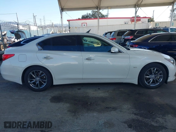 2017 Infiniti Q50 Signature Edition with VIN JN1EV7AP7HM743919, listed as a IAAI auction lot 41664683 with 86,460 mi miles and . Bid and sale history available at DreamBid. Image 13.