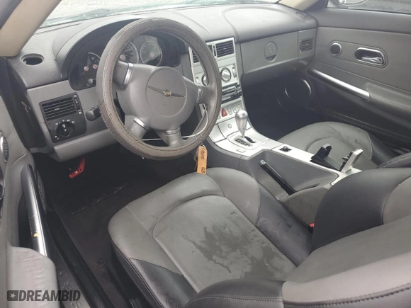 2005 Chrysler Crossfire Limited with VIN 1C3AN69L35X034958, listed as a Copart auction lot 81349794 with 102228 miles and Salvage Title. Bid and sale history available at carsss.com. Image 8.