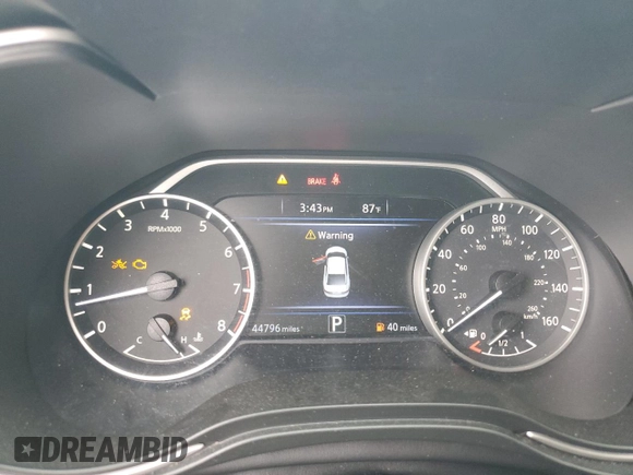2018 Nissan Maxima SL with VIN 1N4AA6AP0JC401084, listed as a Copart auction lot 54351915 with 44,796 mi miles and Salvage title. Bid and sale history available at DreamBid. Image 9.