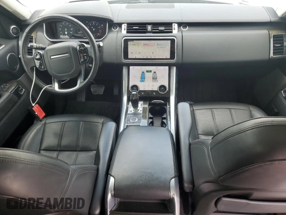 2019 Land Rover Range Rover Sport HSE with VIN SALWR2RV0KA816593, listed as a Copart auction lot 53714175 with 87,027 mi miles and Salvage Title. Bid and sale history available at carsss.com. Image 8.