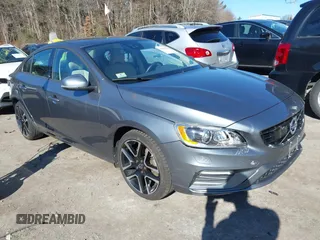 2017 Volvo S60 Dynamic with VIN YV126MFL8H2438355, listed as a IAAI auction lot 41675063 with 83,642 mi miles. Bid and sale history available at carsss.com. Image 1.