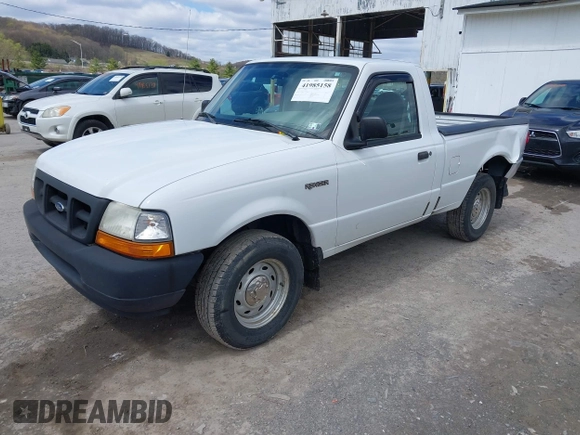 2000 Ford Ranger XL with VIN 1FTYR10C6YTA27626, listed as a IAAI auction lot 41985158 with 70,352 mi miles. Bid and sale history available at carsss.com. Image 17.
