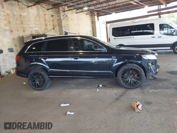 2015 Audi Q7 S line Prestige with VIN WA1DGAFE7FD028248, listed as a IAAI auction lot 42583878 with 133,496 mi miles and . Bid and sale history available at DreamBid. Image 14.