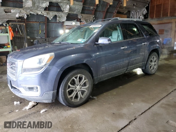2013 GMC Acadia SLT with VIN 1GKKVRKD3DJ155208, listed as a Copart auction lot 46899255 with 181,767 mi miles and Salvage Title. Bid and sale history available at carsss.com. Image 1.
