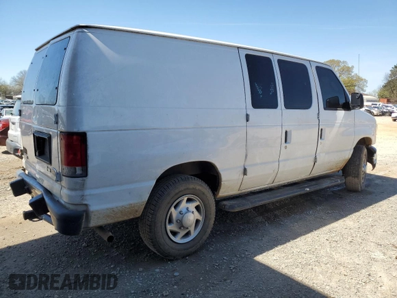 2014 Ford Econoline Cargo Commercial with VIN 1FTNE2EW9EDA30730, listed as a Copart auction lot 50383255 with 304,289 mi miles and Salvage Title. Bid and sale history available at carsss.com. Image 3.