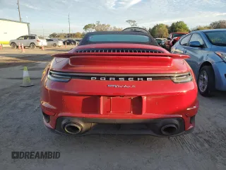 2021 Porsche 911 Turbo S with VIN WP0CD2A90MS263755, listed as a Copart auction lot 44530504 with 0 mi miles. Bid and sale history available at carsss.com. Image 6.