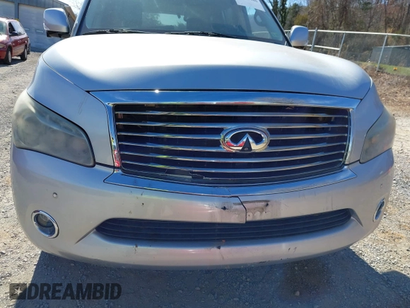 2011 Infiniti QX56 7-passenger with VIN JN8AZ2NE4B9003884, listed as a IAAI auction lot 41790480 with 108,118 mi miles. Bid and sale history available at carsss.com. Image 12.