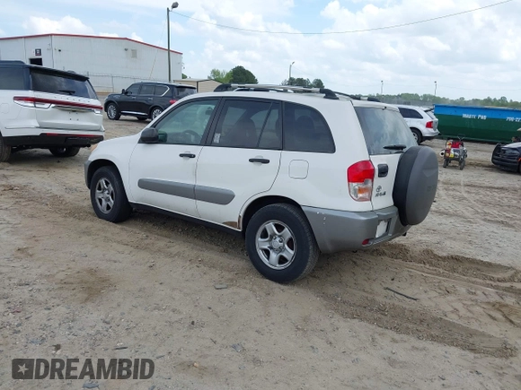 2003 Toyota RAV4 with VIN JTEGH20V330094437, listed as a IAAI auction lot 41960989 with 195,887 mi miles and . Bid and sale history available at DreamBid. Image 3.