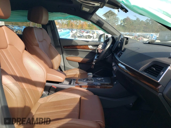 2018 Audi Q5 Premium Plus with VIN WA1BNAFY8J2160317, listed as a Copart auction lot 66857742 with 0 mi miles. Bid and sale history available at carsss.com. Image 5.