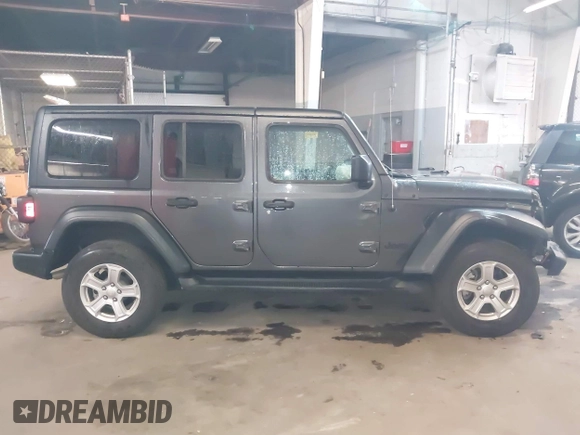 2022 Jeep Wrangler Unlimited Willys with VIN 1C4HJXDN9NW144374, listed as a IAAI auction lot 42325098 with 10,948 mi miles and . Bid and sale history available at DreamBid. Image 13.