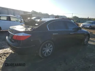 2009 Hyundai Genesis with VIN KMHGC46E09U054187, listed as a Copart auction lot 71584024 with 325,244 mi miles and Salvage Title. Bid and sale history available at carsss.com. Image 3.