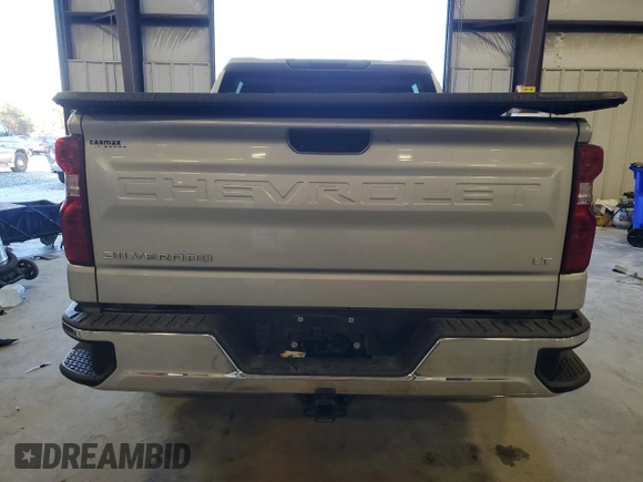 2022 Chevrolet Silverado 1500 LT with VIN 1GCPACEK9NZ503679, listed as a Copart auction lot 81778704 with 22,644 mi miles and Salvage Title. Bid and sale history available at carsss.com. Image 6.