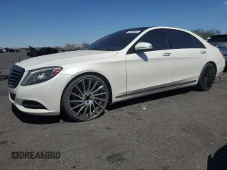 2016 Mercedes-Benz S 550 with VIN WDDUG8CBXGA224766, listed as a Copart auction lot 63703555 with 128,427 mi miles and Salvage title. Bid and sale history available at DreamBid. Image 1.