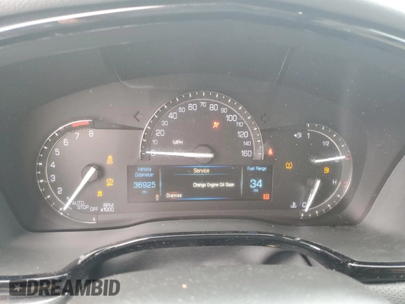 2019 Cadillac XT5 AWD with VIN 1GYKNBRS6KZ199462, listed as a Copart auction lot 62553385 with 36,925 mi miles and Clean title. Bid and sale history available at DreamBid. Image 9.