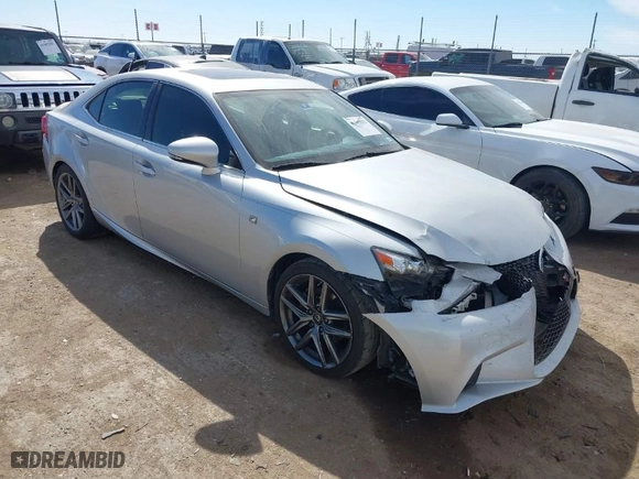 2014 Lexus IS 250 with VIN JTHBF1D25E5019211, listed as a IAAI auction lot 41582812 with 168,233 mi miles. Bid and sale history available at carsss.com. Image 1.