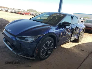 2022 Kia EV6 Wind with VIN KNDC34LAXN5067084, listed as a Copart auction lot 75246434 with 40,447 mi miles and Salvage Title. Bid and sale history available at carsss.com. Image 1.