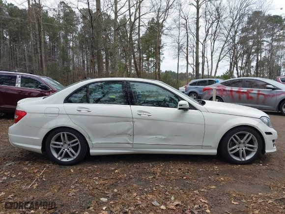 2012 Mercedes-Benz C-Class C 300 Sport with VIN WDDGF8BB7CA597677, listed as a IAAI auction lot 41041782 with NaN miles. Bid and sale history available at carsss.com. Image 13.