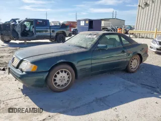 1996 Mercedes-Benz SL-Class with VIN WDBFA67F3TF128706, listed as a Copart auction lot 50170685 with 112,240 mi miles and Salvage Title. Bid and sale history available at carsss.com. Image 1.