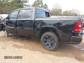 2025 Ram 1500 Big Horn with VIN 1C6SRFFP4SN560753, listed as a IAAI auction lot 41143013 with 1 mi miles. Bid and sale history available at carsss.com. Image 3.