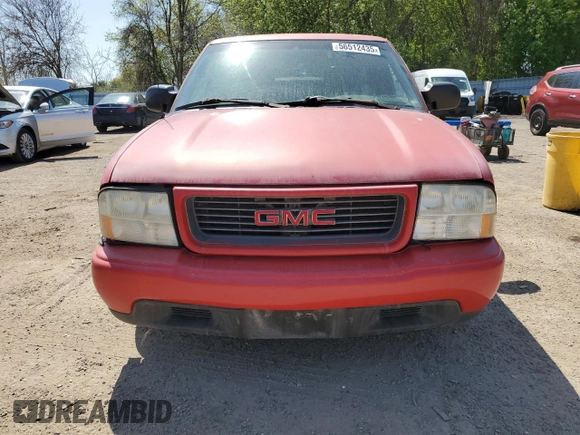 2000 GMC Sonoma SLS z VIN 1GTCS19W0Y8262960, wystawiony jako Copart lot #56512435 z przebiegiem 243 662 mil mil oraz Tytuł czysty. Historia ofert i sprzedaży dostępna na DreamBid. Obrazek 5.