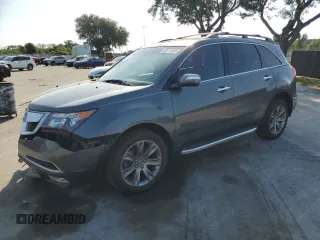 2011 Acura MDX Advance with VIN 2HNYD2H56BH503401, listed as a Copart auction lot 52918495 with 162,076 mi miles and Salvage title. Bid and sale history available at DreamBid. Image 1.