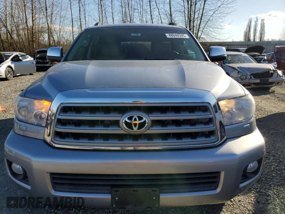 2012 Toyota Sequoia Limited with VIN 5TDJY5G10CS064565, listed as a Copart auction lot 48040595 with 43,469 mi miles and Salvage Title. Bid and sale history available at carsss.com. Image 5.