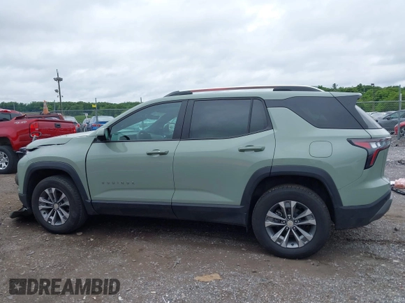 2025 Chevrolet Equinox AWD LT with VIN 3GNAXPEG0SL114558, listed as a IAAI auction lot 42306757 with 18,049 mi miles and . Bid and sale history available at DreamBid. Image 14.