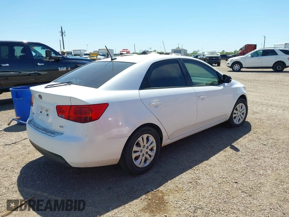 2012 Kia Forte EX with VIN KNAFU4A2XC5489243, listed as a IAAI auction lot 41959381 with 192,071 mi miles. Bid and sale history available at carsss.com. Image 4.