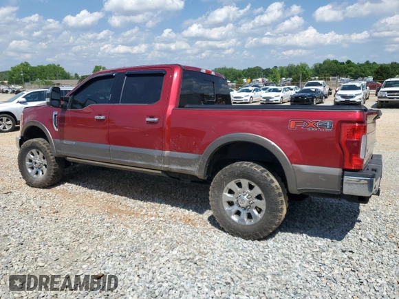 2019 Ford F-250 XL with VIN 1FT7W2BT5KEF75118, listed as a Copart auction lot 54693825 with 121,705 mi miles and Salvage title. Bid and sale history available at DreamBid. Image 2.