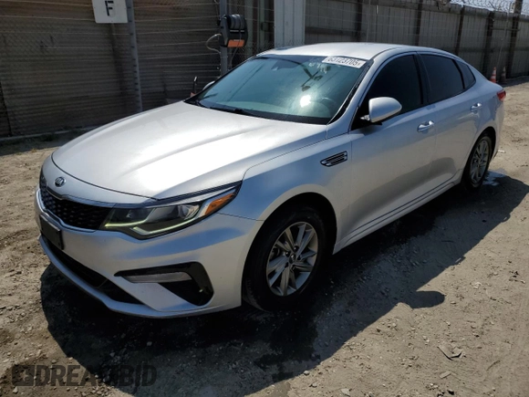 2019 Kia Optima LX with VIN 5XXGT4L35KG343102, listed as a Copart auction lot 63123705 with 100,114 mi miles and Clean title. Bid and sale history available at DreamBid. Image 1.