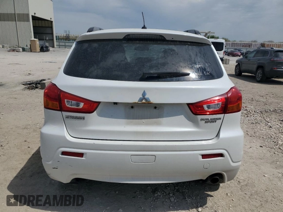 2012 Mitsubishi Outlander Sport SE with VIN JA4AP4AUXCZ001739, listed as a Copart auction lot 53488395 with 234,511 mi miles and Clean Title. Bid and sale history available at carsss.com. Image 6.