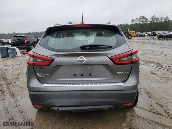 2021 Nissan Rogue Sport SV with VIN JN1BJ1BW2MW670541, listed as a Copart auction lot 47966035 with 0 mi miles and Salvage Title. Bid and sale history available at carsss.com. Image 6.