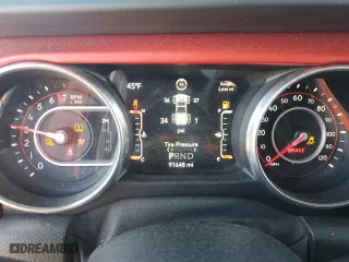 2020 Jeep Gladiator Rubicon with VIN 1C6JJTBG1LL152618, listed as a Copart auction lot 45605245 with 91,648 mi miles and Non Repairable. Bid and sale history available at carsss.com. Image 9.